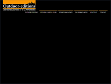 Tablet Screenshot of outdoor-editions.fr